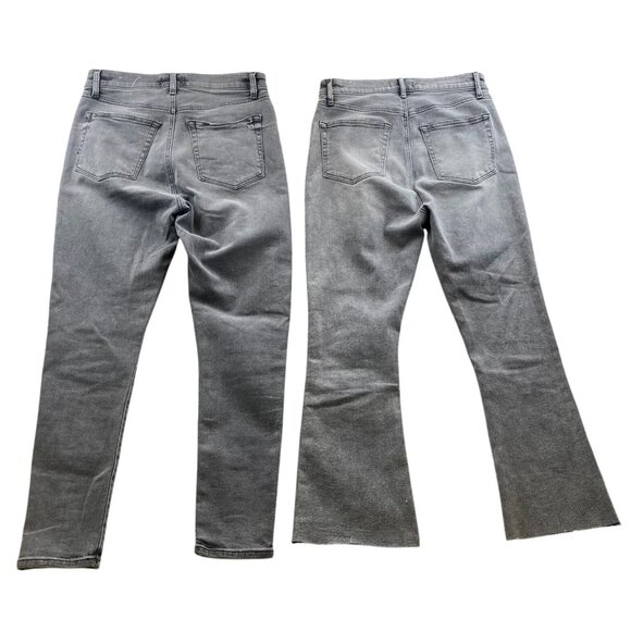 Loft Women's Jeans Size 28 Lot Of Two Skinny & Flare High Rise Kick Crop Casual - Picture 2 of 16